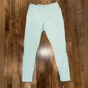 Light blue workout leggings